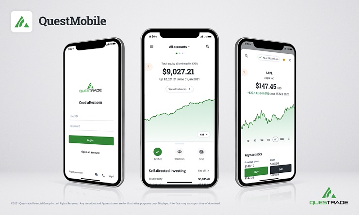 QuestMobile is one of the best investing apps In Canada